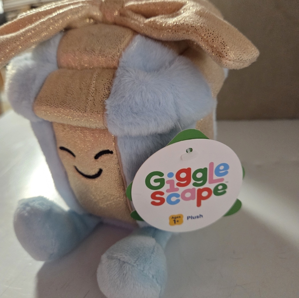Plush Toy - Gold and Blue